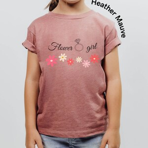 Blumenmädchen Shirt, Blumenmädchen Geschenk, BrautParty Shirt