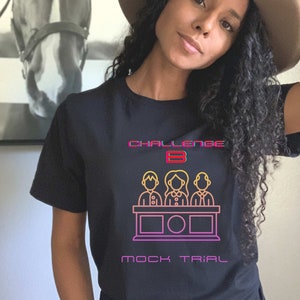 Mock Trial t-shirt, Challenge B shirt,  Student Shirt, classical
