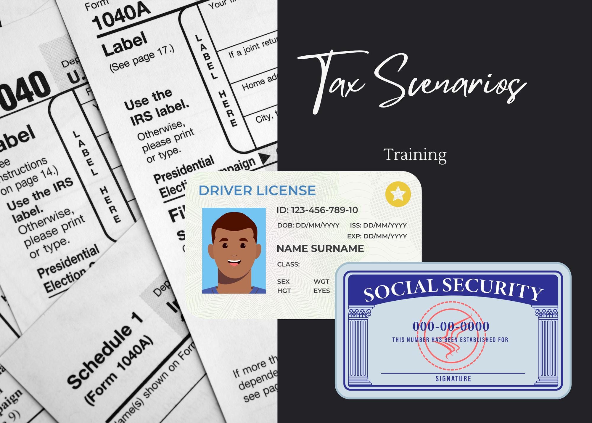 10 Tax Scenario Training with Answer Key