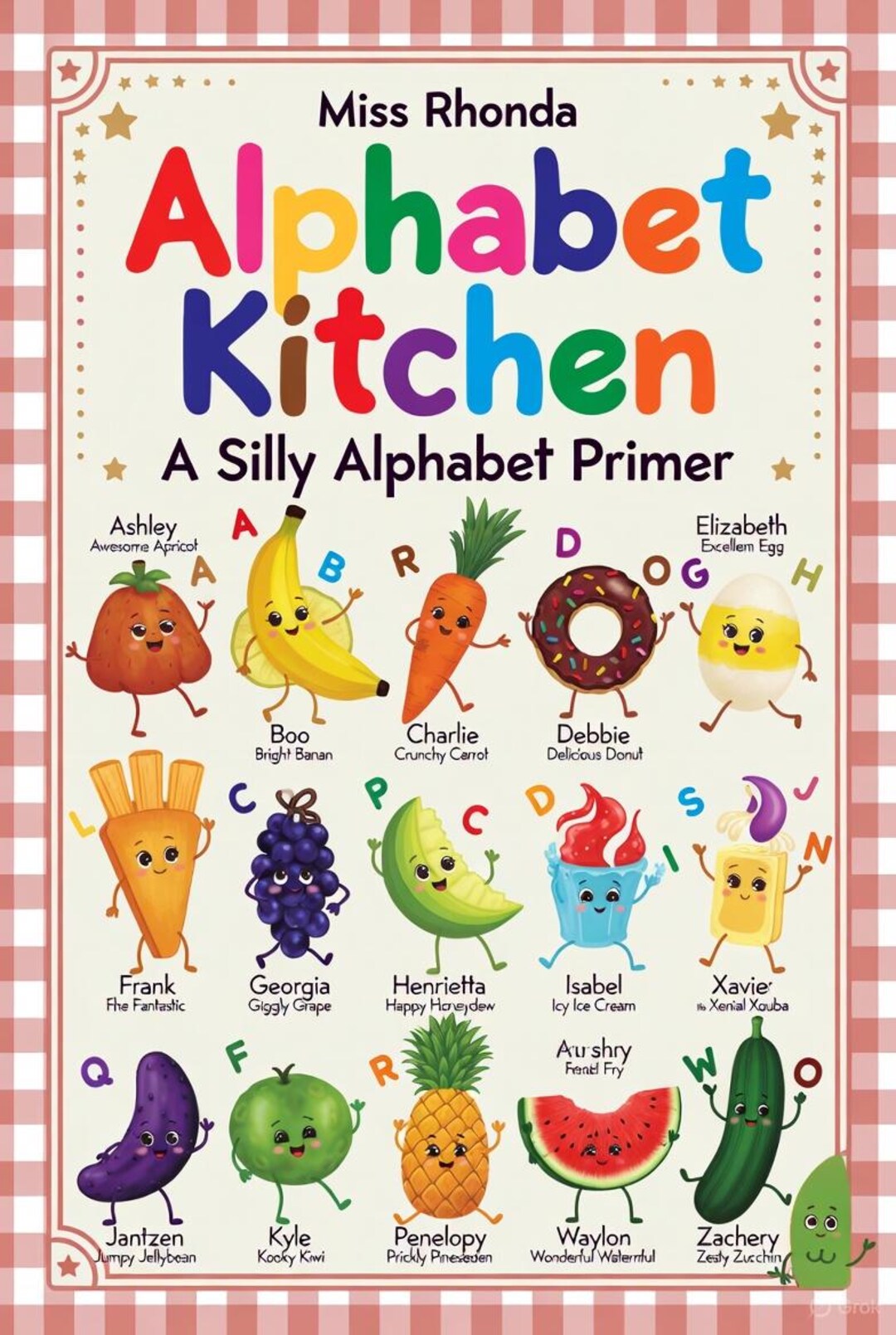 Alphabet Kitchen: A Silly Alphabet Primer - Etsy
