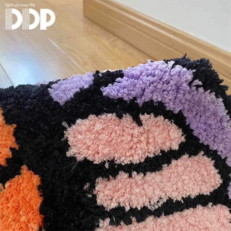 Handmade Tufted Butterfly Rug Shed Resistant Area Rug Door Etsy