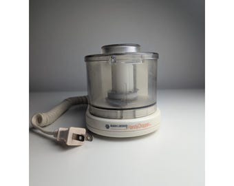 Vintage Black & Decker Handy Chopper Electric Food Chopper Tested Works White