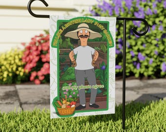 Bobs Burgers Garden Flag, Custom Garden Flag, Bobs Burgers, Bobs Burgers Merch, Bobs Burgers Garden Decor, Bobs Burgers Gift, Bob Belcher