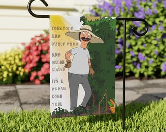 Bobs Burgers Garden Flag, Custom Garden Flag, Bobs Burgers, Bobs Burgers Merch, Bobs Burgers Garden Decor, Bobs Burgers Gift, Bob Belcher