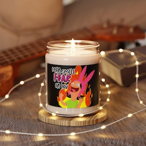 Bobs Burgers Gift, Bob&#39;s Burgers, Louise Belcher, Bobs Burgers Home Decor,  Custom Bobs Burgers, Custom Candle, Unique Home Decor, Bobs Gift