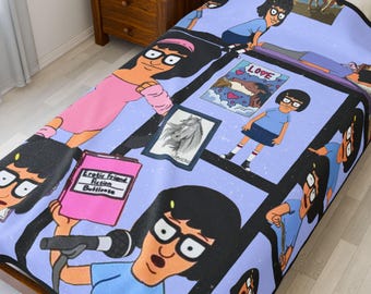 Koc Bobs Burgers, Bobs Burgers, Niestandardowe gadżety Bobs Burgers, Niestandardowy koc, Miękki koc, Bob Belcher, Linda Belcher, Tina Belcher