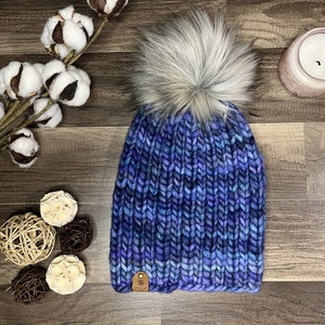 Adult/Teen merino wool knit hat//Luxury knit beanie