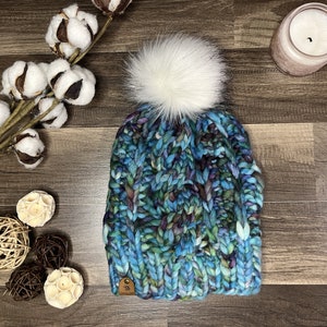 Adult/Teen merino wool knit hat//Luxury knit beanie