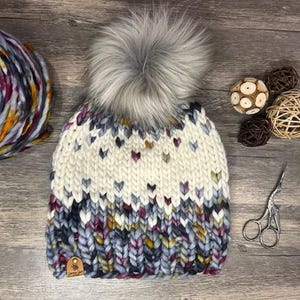 Adult/Teen merino wool knit hat//Luxury knit beanie