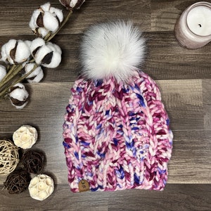 Adult/Teen merino wool knit hat//Luxury knit beanie