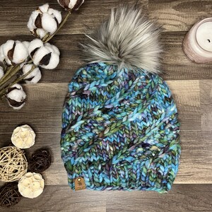 Adult/Teen merino wool knit hat//Luxury knit beanie