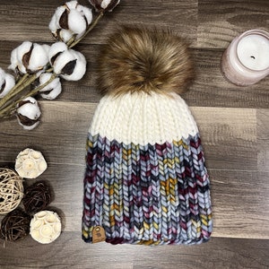 Adult/Teen merino wool knit hat//Luxury knit beanie