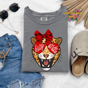 Leopards Mascot School Spirit T-Shirt | Comfort Colors | Youth | Adult