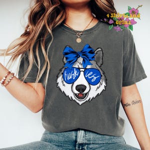 Huskies Mascot School Spirit T-Shirt | Comfort Colors | Youth | Adult
