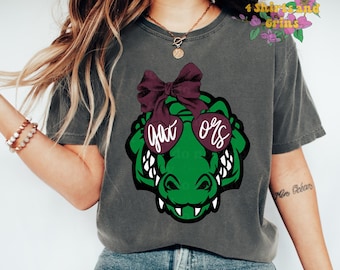 Gators Mascot School Spirit T-Shirt | Comfort Colors | Youth | Adult | Custom
