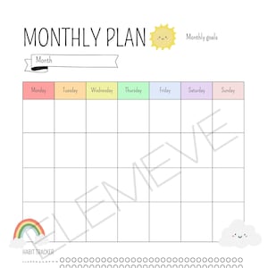 DAILY MONTHLY PLANNER | To Do List | Printable Productivity Day Planner for Work | Work Day Diary Insert | Template | Pdf, Excel | Organize