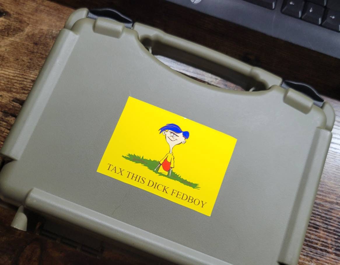 Rolf Tax This Dick Fedboy Meme Stickers Vinyl Water Resistant Peel and