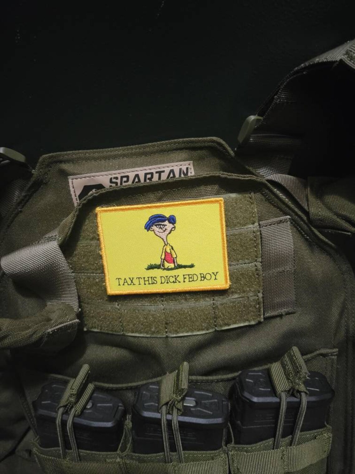 Rolf Tax This Dick Fed Boy Velcro Patch Morale Meme - Etsy