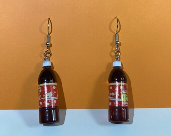 Cute Cola Bottle Dangle/Drop Earrings (Nickel free)