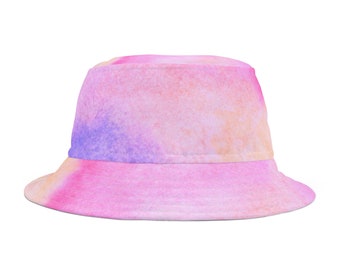 Bucket Hat, Watercolor Tie Dye Hat, Festival Wear, Gifts for Him, Gifts for Her, Trending Fashion, Gifts for Teens, Bucket Hat