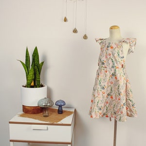 Just Peachy Butterfly Girls Dress