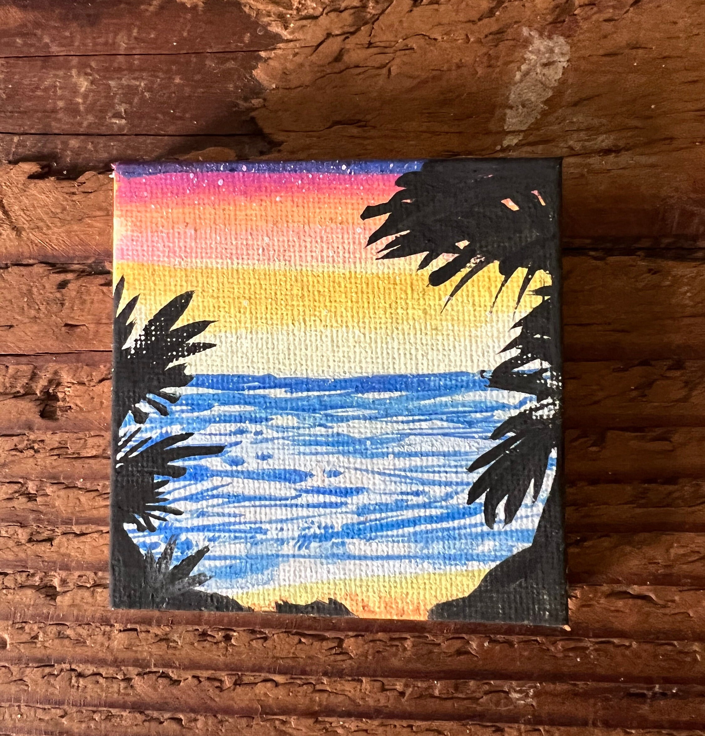 Mini Sunset Canvas Type 2 - Etsy Australia