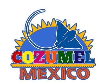 Cozumel Mexico .svg scrapbook title digital download cutting file for Cricut/Silhouette cutting machines or sublimation