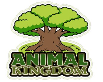 Kingdom Tree Scrapbook Title, Cricut/Silhouette Cut File (Digital Download)