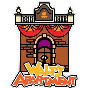 Magische Wohnung Theme Park png und svg Sammelalbum Titel digitaler Download Schneidedatei für Cricut / Silhouette Schneidemaschinen