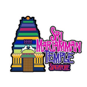 Singapore Temple png en svg plakboek titel digitale download snijbestand voor Cricut/silhouet snijmachines of sublimatie