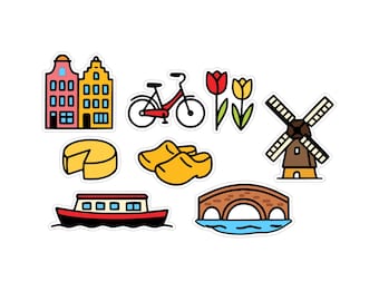 Amsterdam Accents SVG Bundle: Scrapbook Title, Cricut/Silhouette Cut File (Digital Download)