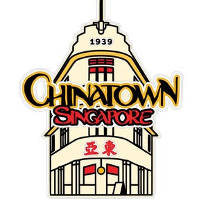 Chinatown Singapore png en svg plakboek titel digitale download snijbestand voor Cricut/silhouet snijmachines of sublimatie