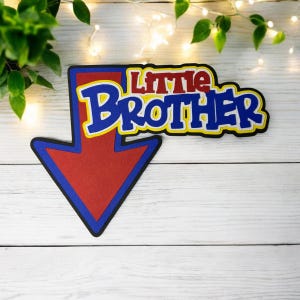 Fustella per album di ritagli Little Brother, completamente assemblata da cartoncino di qualità a strati