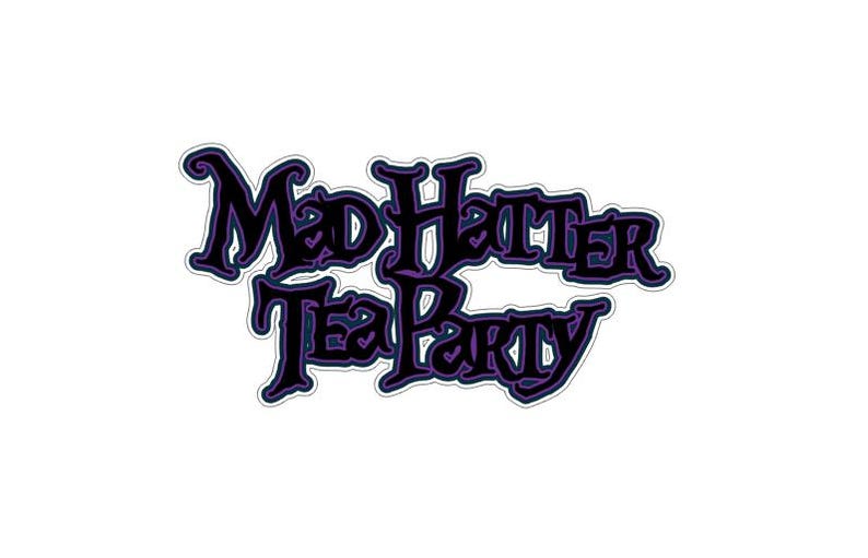 Hatter Text Hatter Tea Party Bundle .svg .png Scrapbook Title Digital Download ...