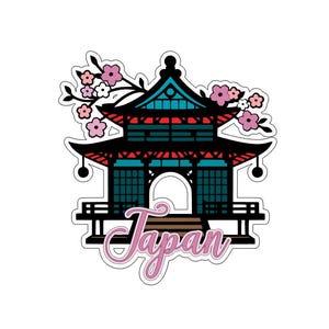 Japan png en svg plakboek titel digitale download snijbestand voor Cricut/silhouet snijmachines of sublimatie