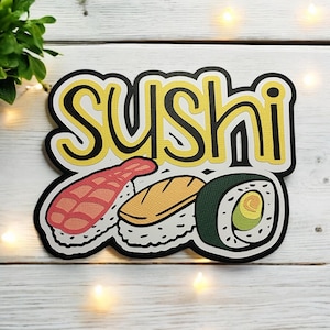 Abbellimento fustellato per album di ritagli di sushi, completamente assemblato da cartoncino di qualità a strati