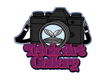 Trick Art Gallery Scrapbook Title, Cricut/Silhouette Cut File (Digital Download)
