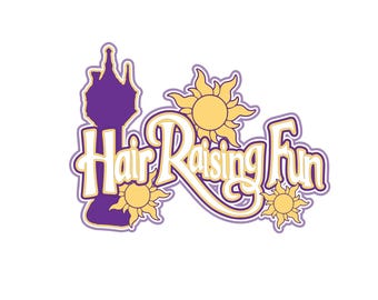 Hair Raising Fun Park Title .svg .png scrapbook title digital download cutting file for Cricut/Silhouette cutting machines