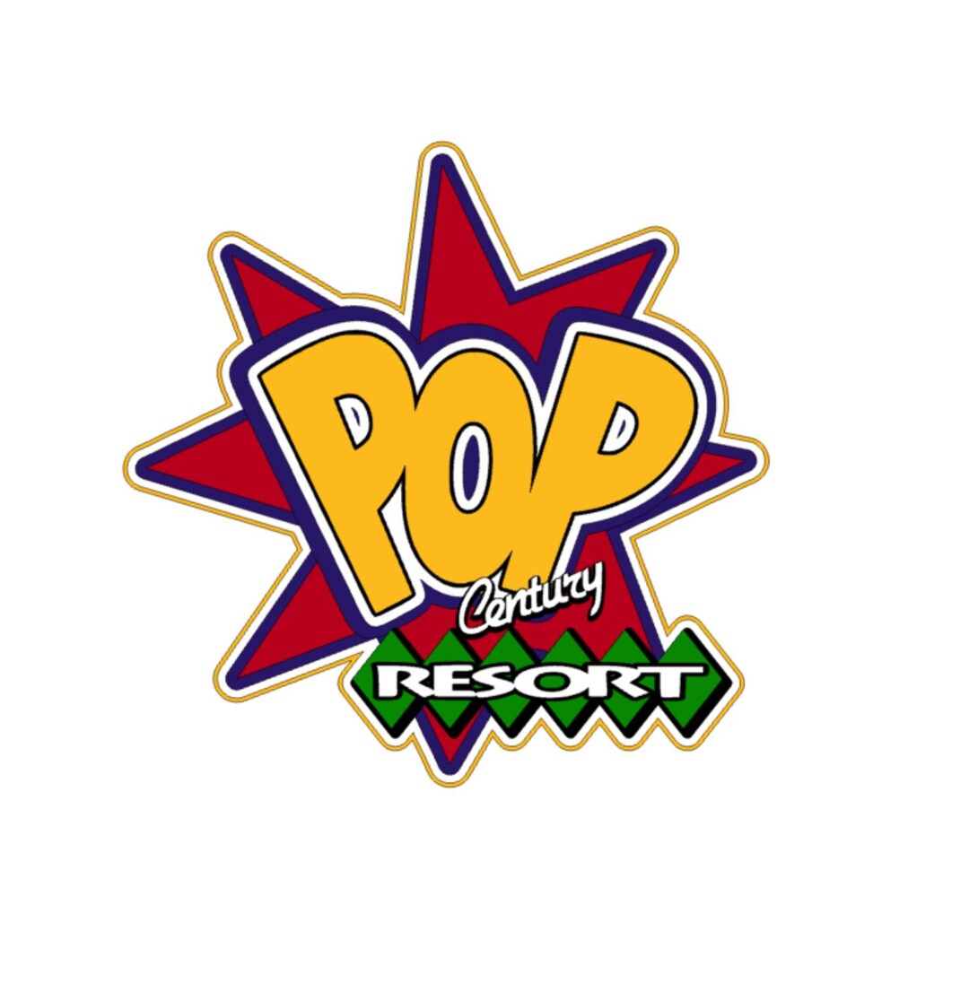 Pop Resort Png and Svg Scrapbook Title Digital Download Cutting File ...