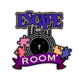Escape Room .svg Sammelalbum Titel digitaler Download Schneidedatei für Cricut / Silhouette Schneidemaschinen oder Sublimation