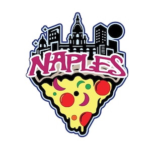 Napels, Italië png en svg plakboek titel digitale download snijbestand voor Cricut/silhouet snijmachines of sublimatie