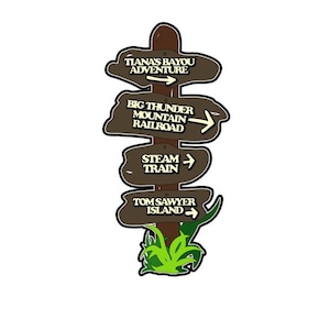 Park Sign png en svg plakboek titel digitale download snijbestand voor Cricut/silhouet snijmachines/sublimatie