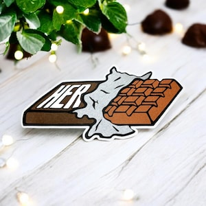 Abbellimento fustellato per album di ritagli di barrette di cioccolato, completamente assemblato da cartoncino di qualità a strati