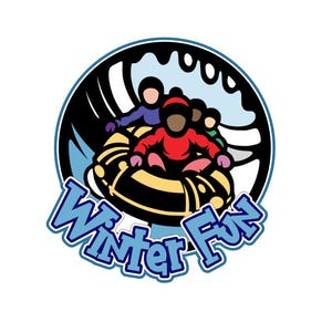 Winterpret png en svg plakboek titel digitale download snijbestand voor Cricut/silhouet snijmachines of sublimatie