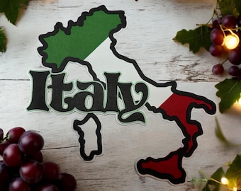 Italien Europa Road Trip sterben Schnitt Verzierung - komplett montiert aus Qualität, geschichtete Karte