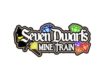 Mine Train .svg .png scrapbook title digital download cutting file for Cricut/Silhouette cutting machines