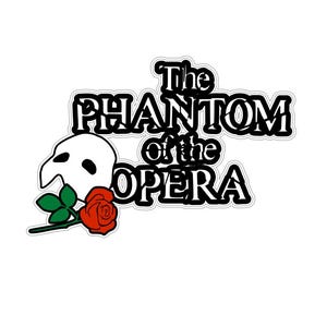 Archivo de corte de descarga digital del título del álbum de recortes Phantom Show .svg .png para máquinas de corte Cricut/Silhouette