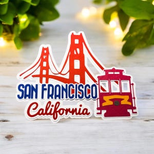 San Francisco USA Scrapbook Die Cut abbellimento - completamente assemblato da carta di qualità a strati