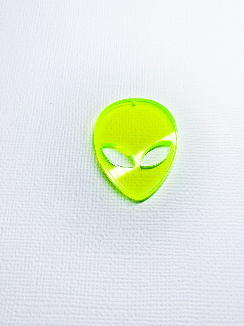 Space Alien Acrylic Charms for Jewellery Making (8 per Pack) - Etsy ...