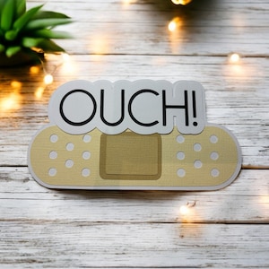 Ahi Scrapbook Die Cut abbellimento - completamente assemblato da carta a strati di qualità